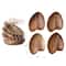 Hello Honey® Natural Heart Shaped Acacia Wood Tray Set